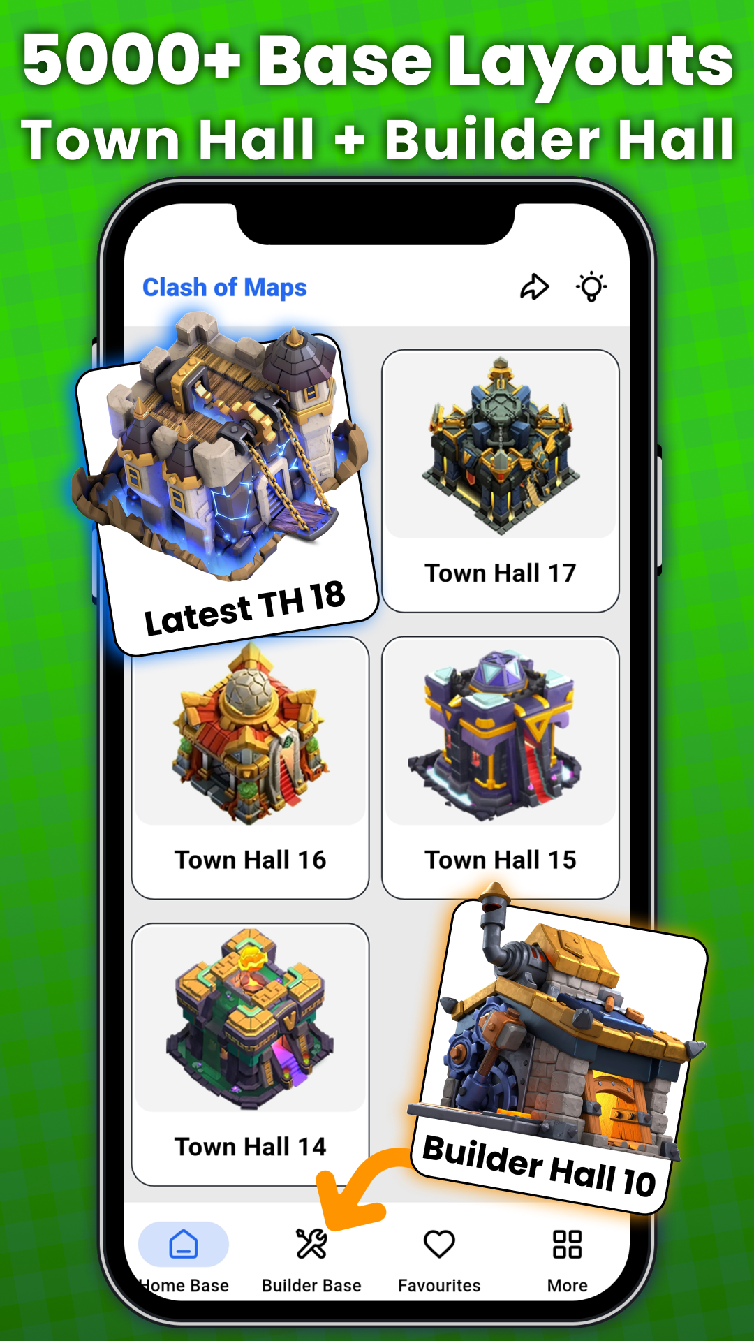 Maps for Clash of Clans layout screenshot 2