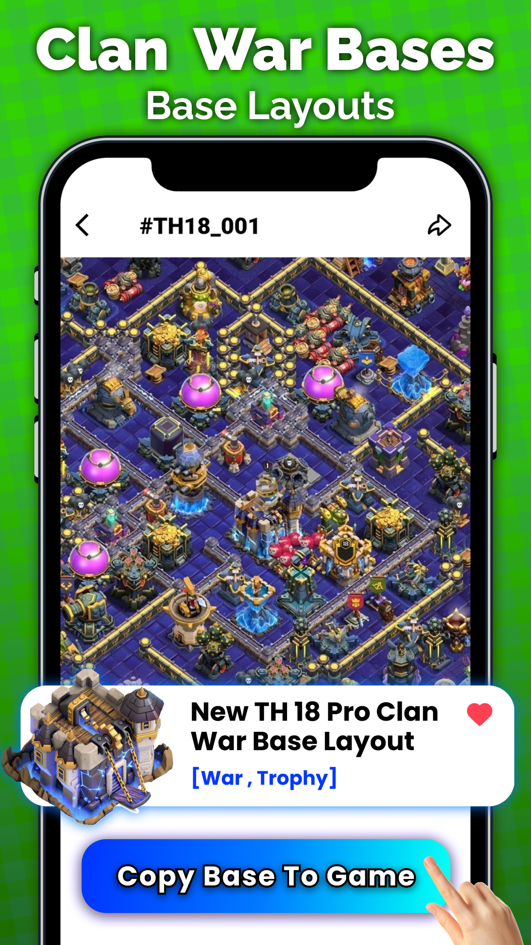 Maps for Clash of Clans layout screenshot 3
