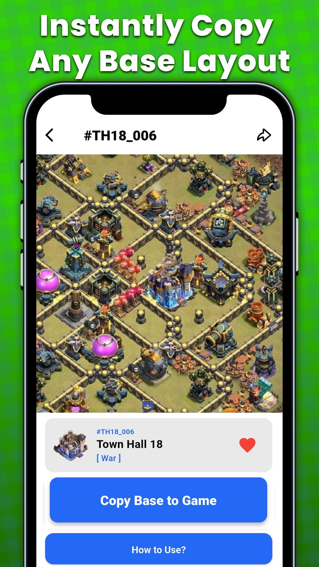 Maps for Clash of Clans layout screenshot 6