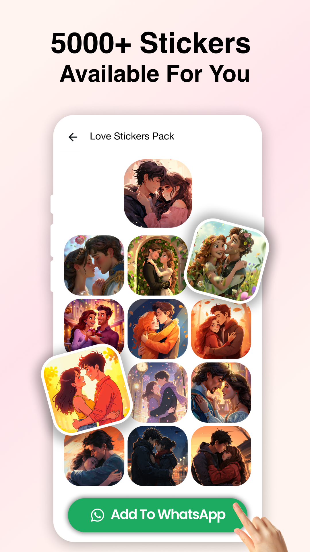 Romantic Stickers WAStickers screenshot 4